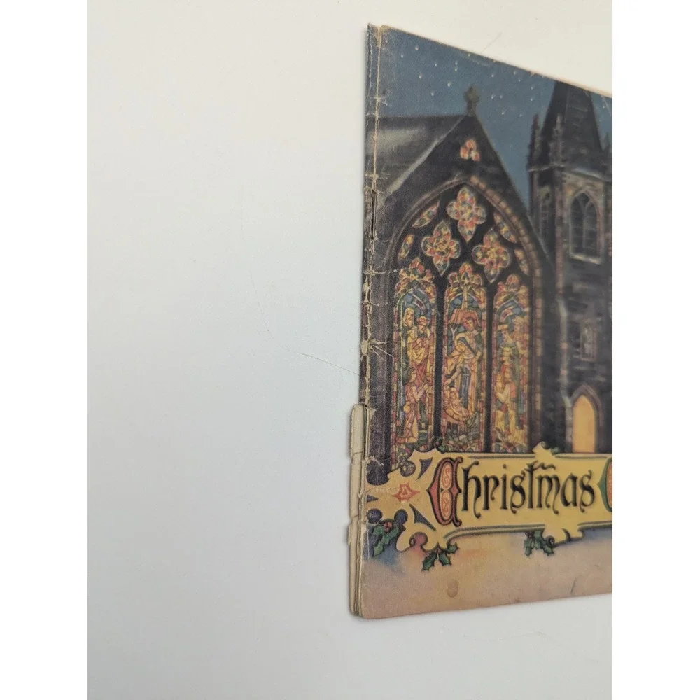 Vintage 1957 Christmas Carols Songbook John Hancock Mutual Life‎ Insurance Co
